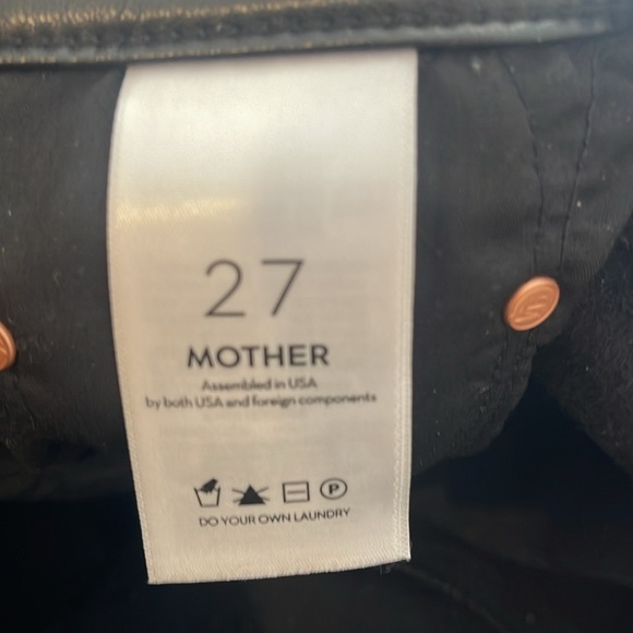 MOTHER DENIM FAUX LEATHER JEANS NWOT - Picture 4 of 4